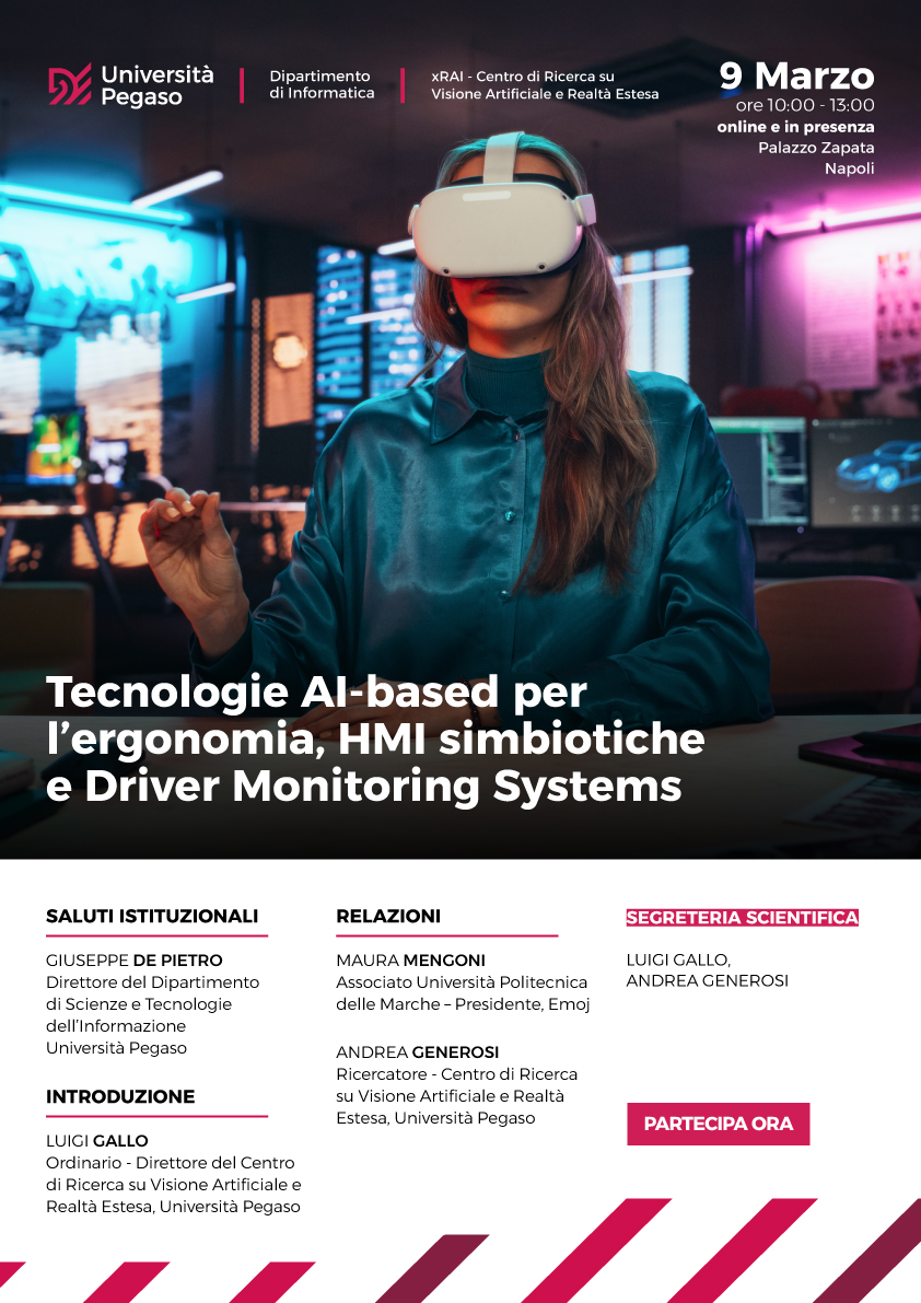 Tecnologie AI-based per l’ergonomia, HMI simbiotiche e Driver Monitoring Systems